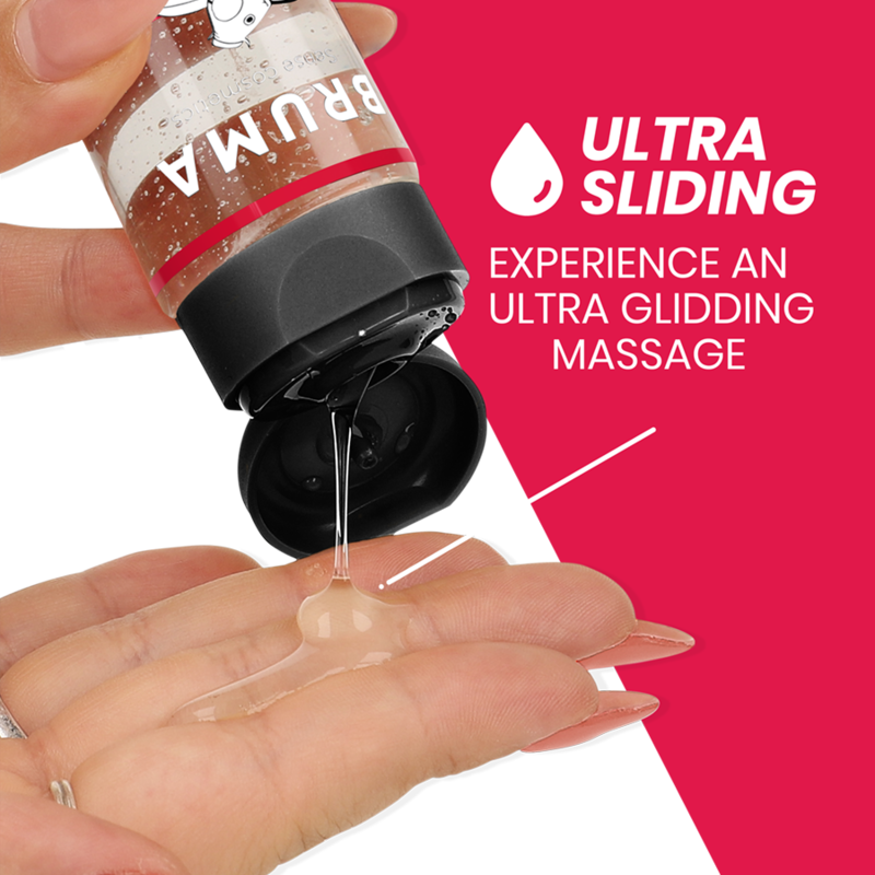 BRUMA - ACEITE DE MASAJE PREMIUM EFECTO CALOR SABOR FRESA 3 EN 1 - 100 ML - Imagen 3