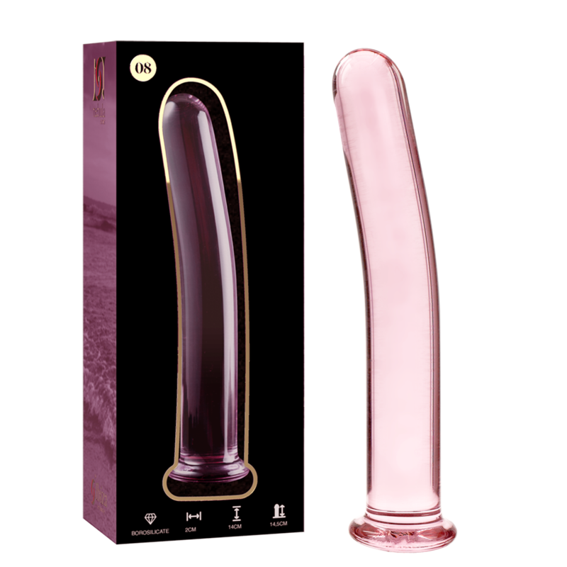 NEBULA SERIES BY IBIZA – MODELO 8 DILDO CRISTAL TRANSPARENTE 14.5 CM -O- 2 CM