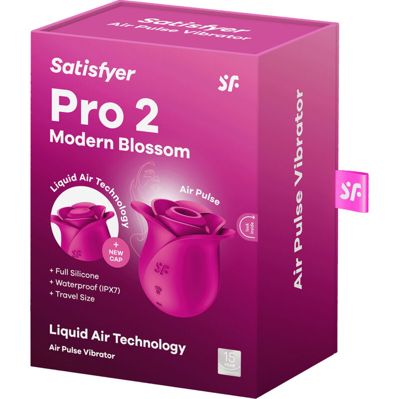 SATISFYER - AIR PULSE PRO 2 MODERN BLOSSOM VIBRADOR - Imagen 7