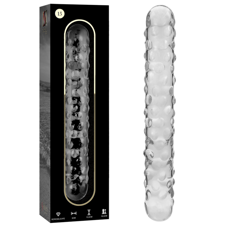 NEBULA SERIES BY IBIZA - MODELO 15 DILDO CRISTAL TRANSPARENTE 18.5 CM -O- 3 CM - Imagen 8