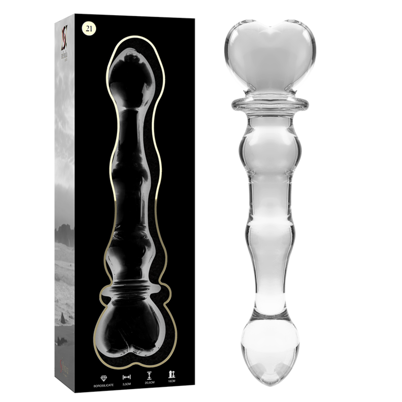 NEBULA SERIES BY IBIZA - MODELO 21 DILDO CRISTAL TRANSPARENTE 20.5 CM -O- 3.5 CM - Imagen 8