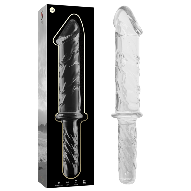 NEBULA SERIES BY IBIZA - MODELO 24 DILDO CRISTAL TRANSPARENTE 28.5 CM -O- 5 CM - Imagen 8