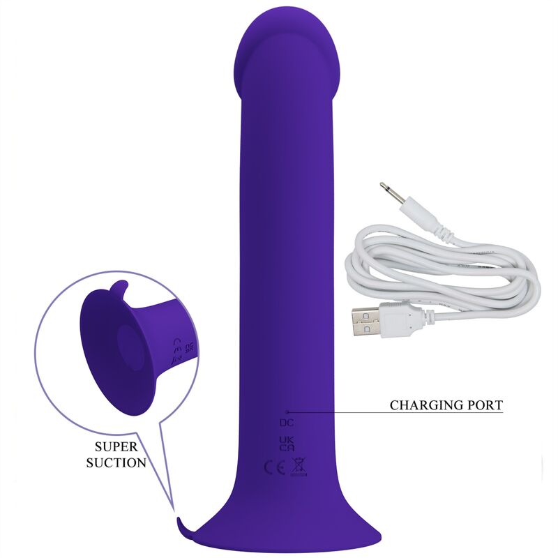 PRETTY LOVE - MURRAY YOUTH DILDO VIBRADOR & RECARGABLE VIOLETA - Imagen 8
