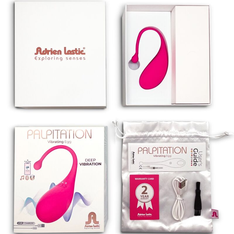 ADRIEN LASTIC - PALPITATION HUEVO VIBRADOR VERDE + APP GRATUITA - Imagen 6
