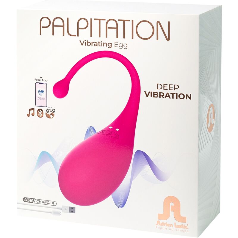 ADRIEN LASTIC - PALPITATION HUEVO VIBRADOR VERDE + APP GRATUITA - Imagen 9