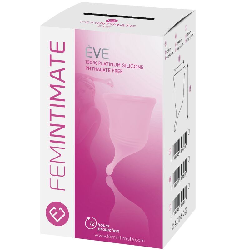 FEMINTIMATE - EVE NEW COPA MENSTRUAL SILICONA - TALLA S - Imagen 2