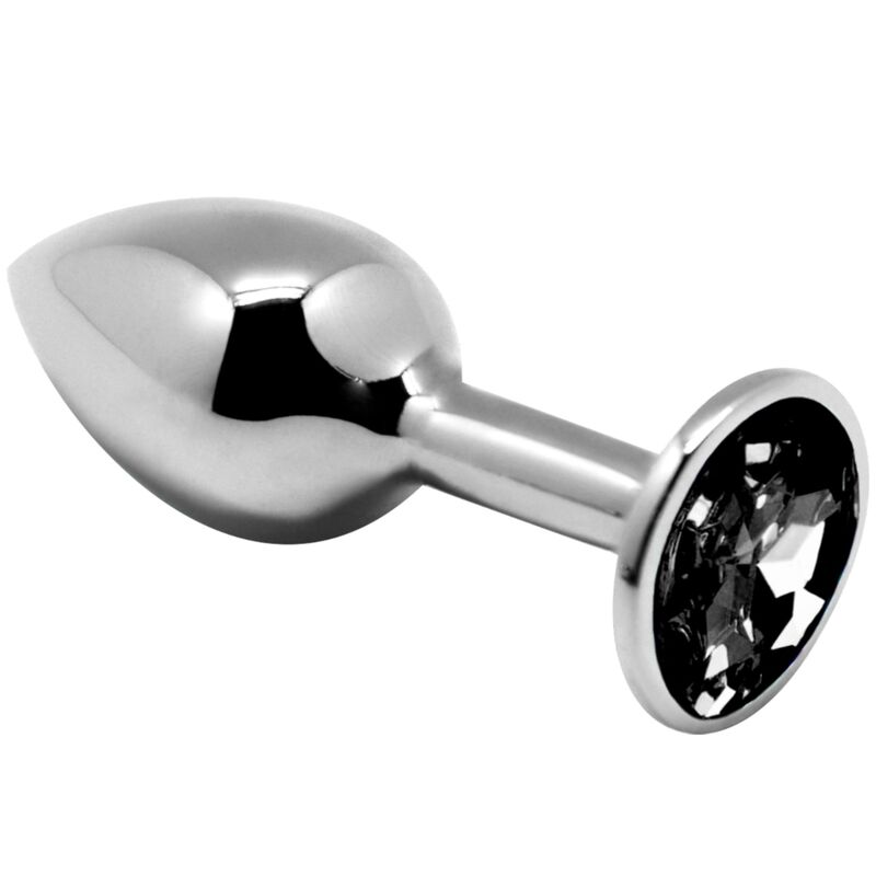 ALIVE – ANAL PLEASURE MINI PLUG METAL NEGRO TALLA L