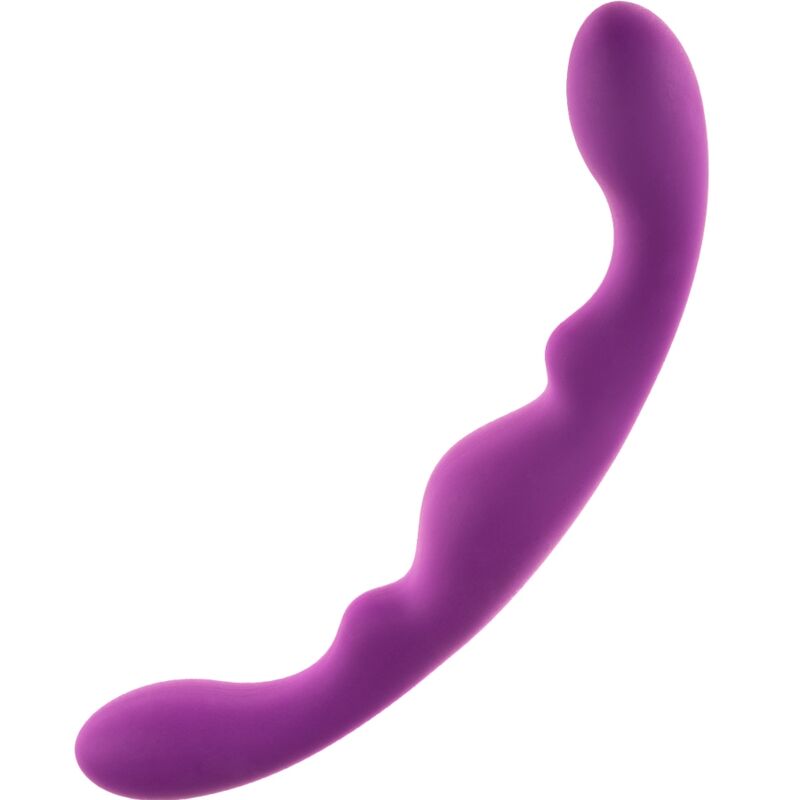 ALIVE – LUNA DILDO DOBLE PENETRACIÓN SILICONA VIOLETA 25 CM