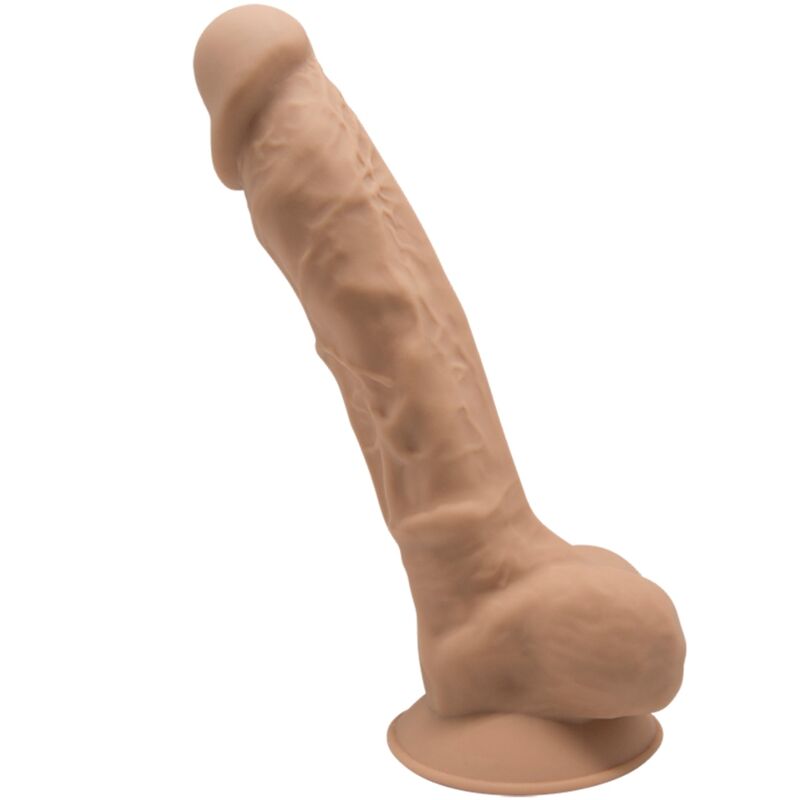 SILEXD – MODELO 1 PENE REALÍSTICO SILICONA PREMIUM SILEXPAN CARAMELO 17.5 CM