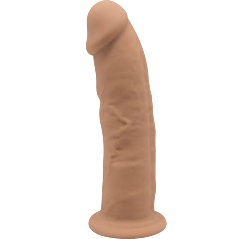 SILEXD – MODELO 2 PENE REALÍSTICO SILICONA PREMIUM SILEXPAN CARAMELO 15.4 CM