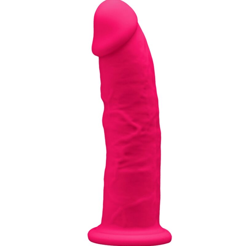 SILEXD – MODELO 2 PENE REALÍSTICO SILICONA PREMIUM SILEXPAN FUCSIA 15 CM