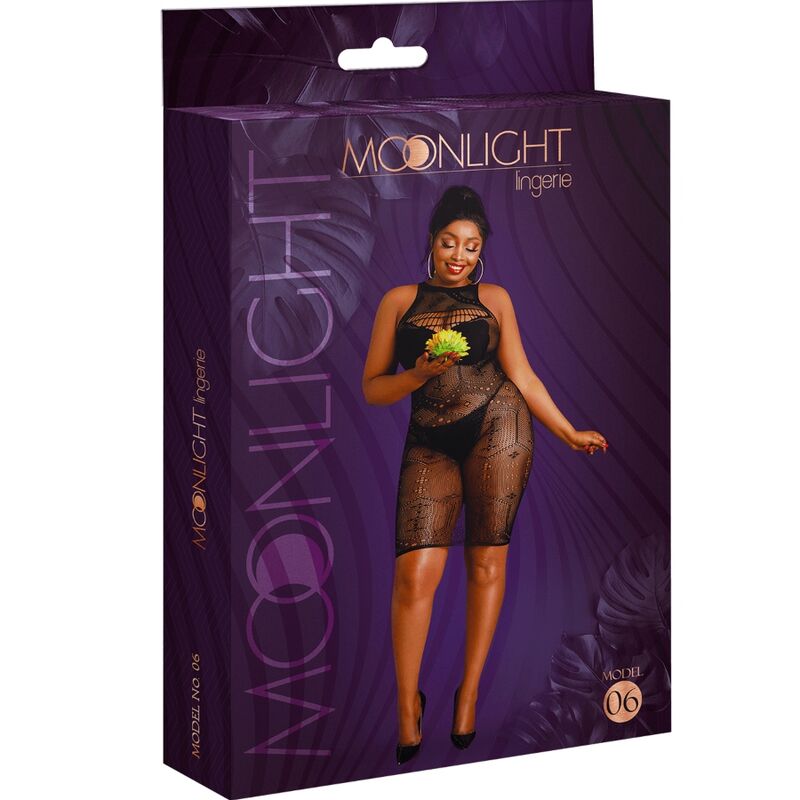 MOONLIGHT – MODELO 6 VESTIDO NEGRO TALLA ÚNICA / PLUS SIZE