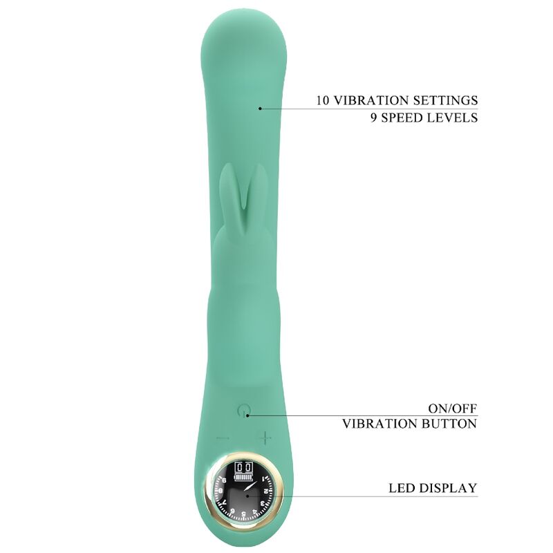 PRETTY LOVE - LAMAR VIBRADOR RABBIT & PUNTO G VERDE - Imagen 8
