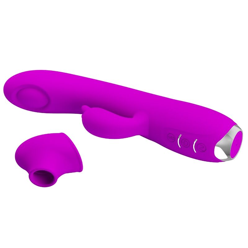 PRETTY LOVE - REGINA VIBRADOR-SUCCIONADOR RECARGABLE MORADO - Imagen 7
