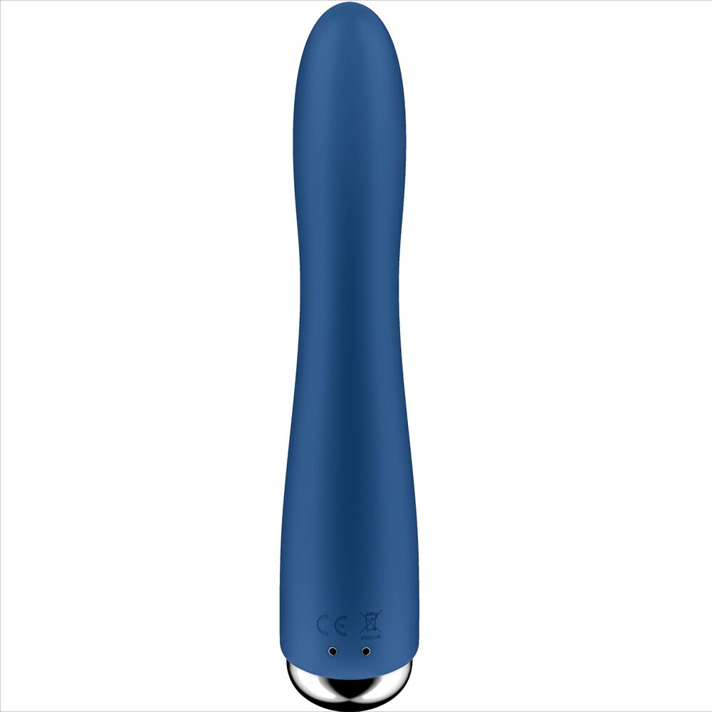 SATISFYER - SPINNING VIBE 1 VIBRADOR ROTADOR G-SPOT AZUL - Imagen 5