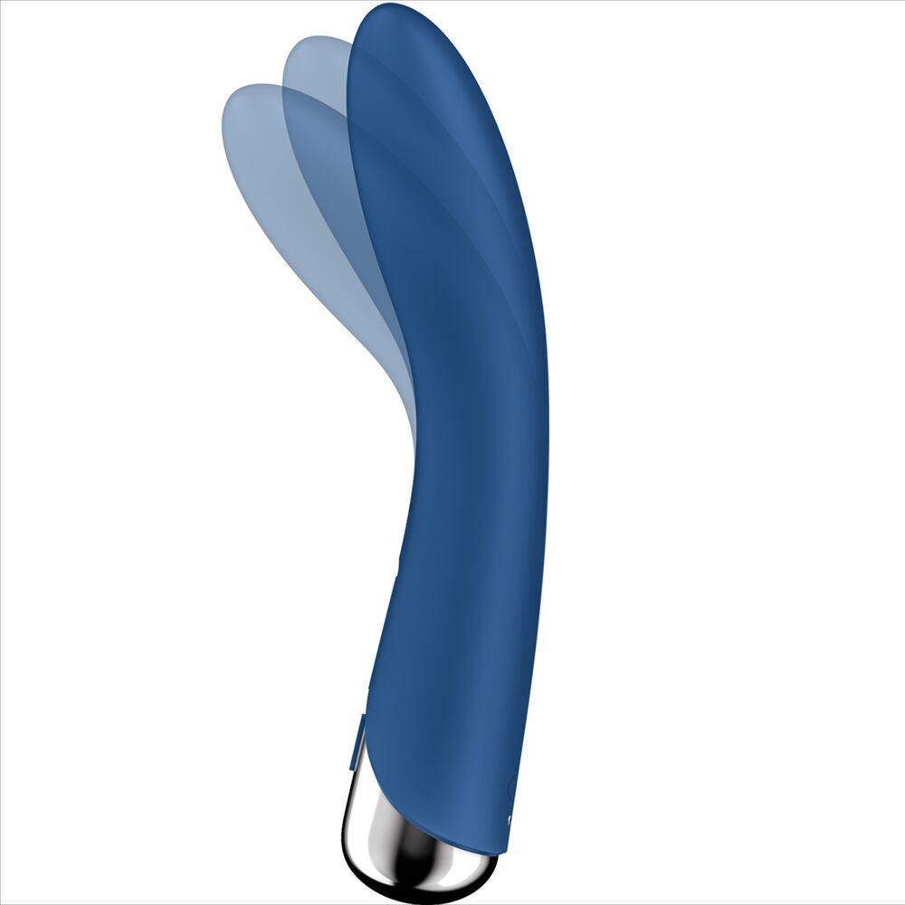 SATISFYER - SPINNING VIBE 1 VIBRADOR ROTADOR G-SPOT AZUL - Imagen 3