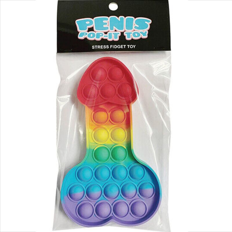 KHEPER GAMES – JUGUETE ANTIESTRES PENIS POP-IT MULTICOLOR