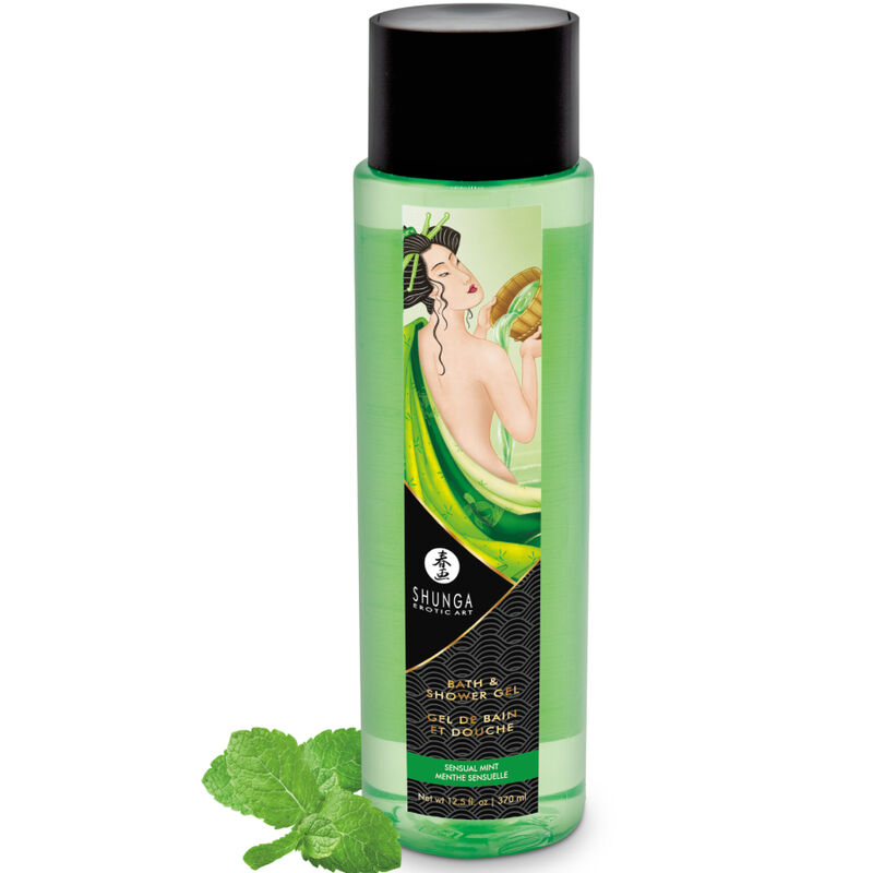 SHUNGA – GEL DE BAÑO & DUCHA MENTA 370 ML