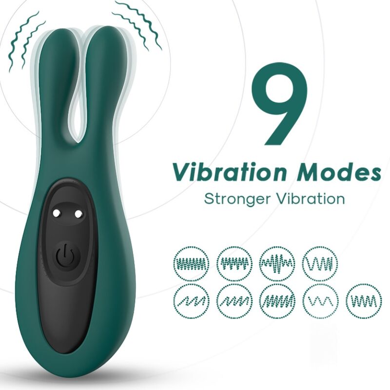 ARMONY – ESTIMULADOR & VIBRADOR RABBIT VERDE