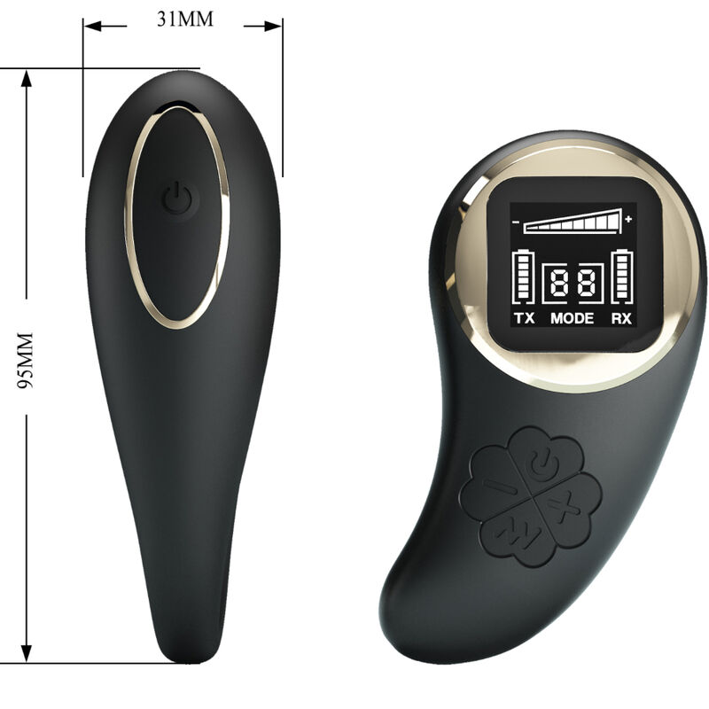 PRETTY LOVE - NATHAN VIBRADOR DOBLE PLACER CONTROL REMOTO - Imagen 2