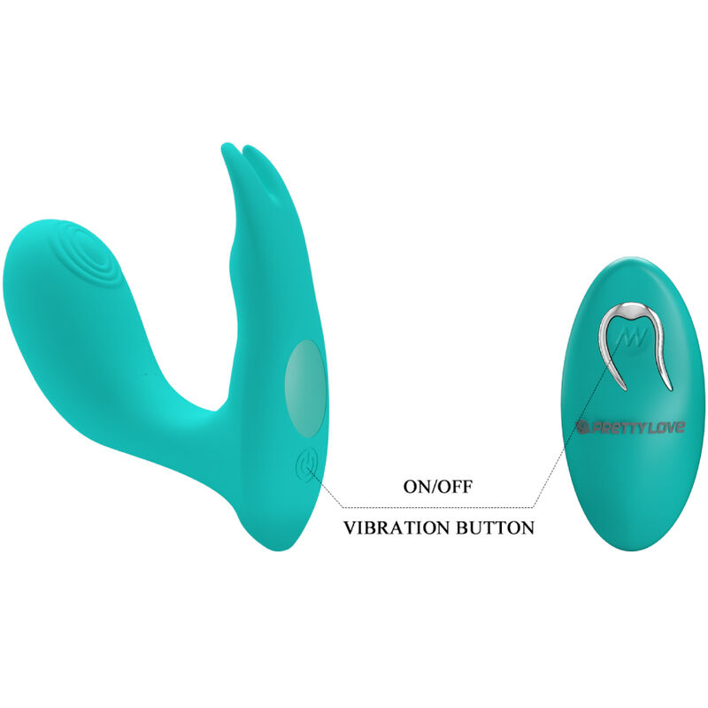 PRETTY LOVE - IDABELLE VIBRATION & PULSATION CONTROL REMOTO AZUL - Imagen 4