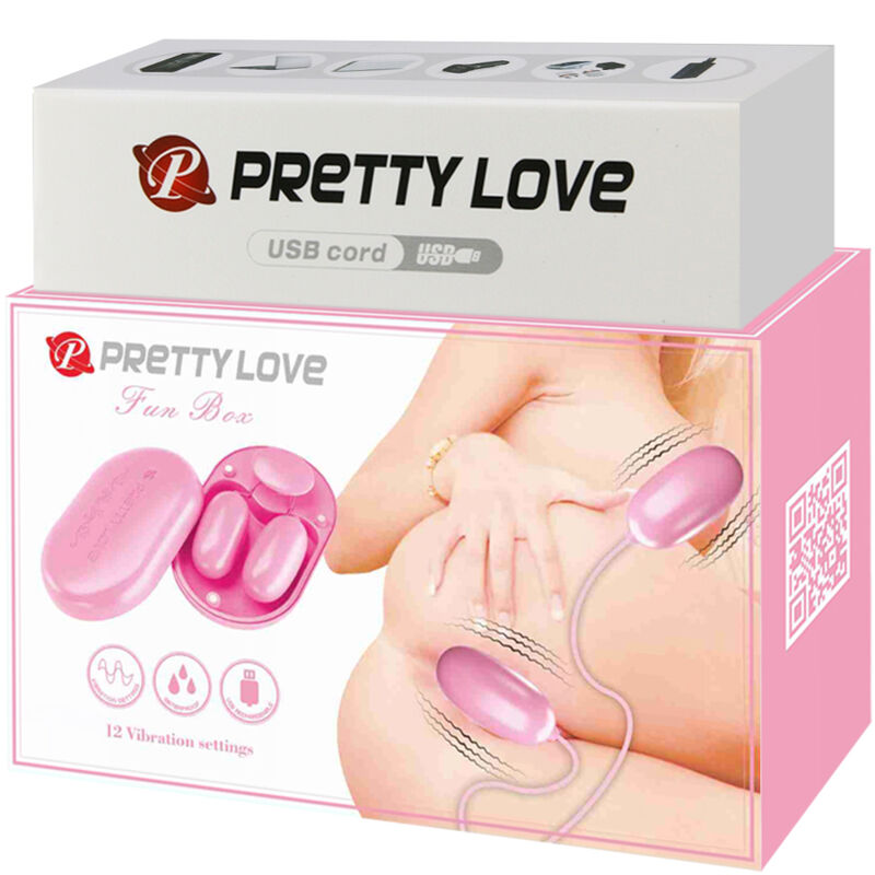 PRETTY LOVE - FUN BOX BALA VIBRADORA ROSA - Imagen 3