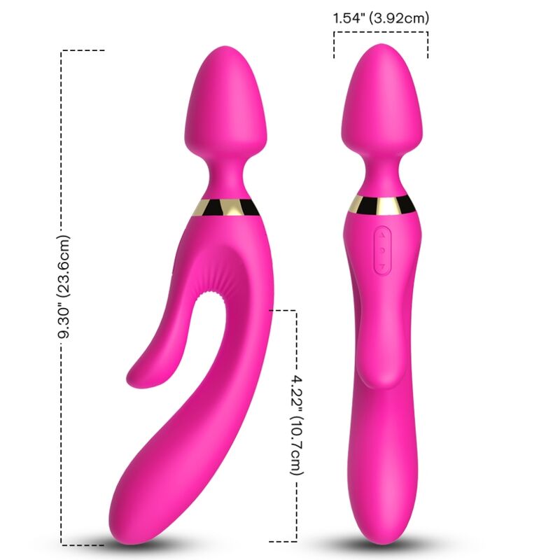ARMONY – MASAJEADOR & VIBRADOR RABBIT FUCSIA