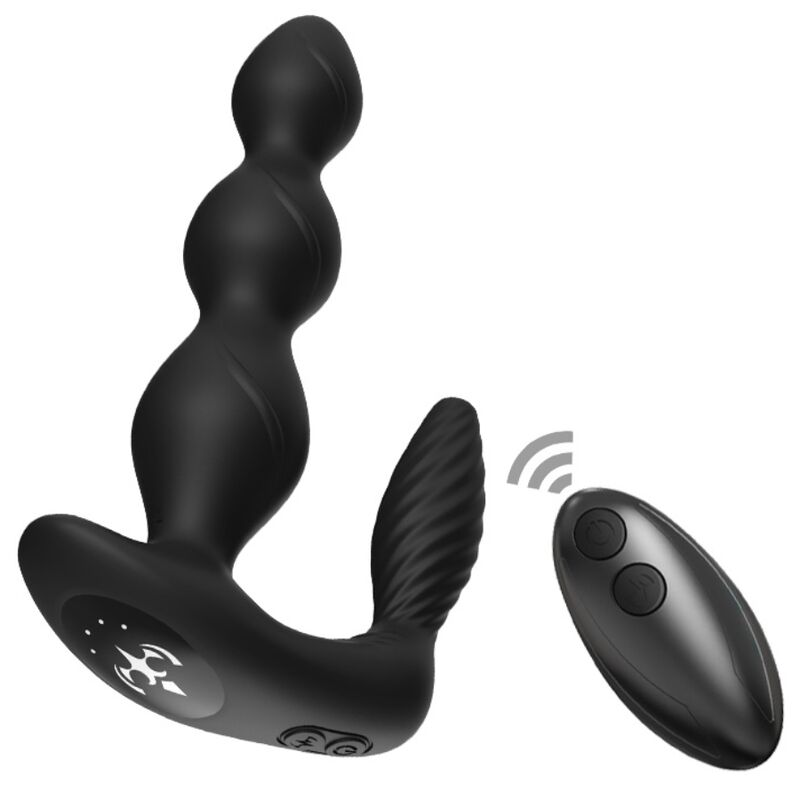 ARMONY – MANFUN VIBRADOR & ESTIMULADOR PLUG ANAL CONTROL REMOTO NEGRO
