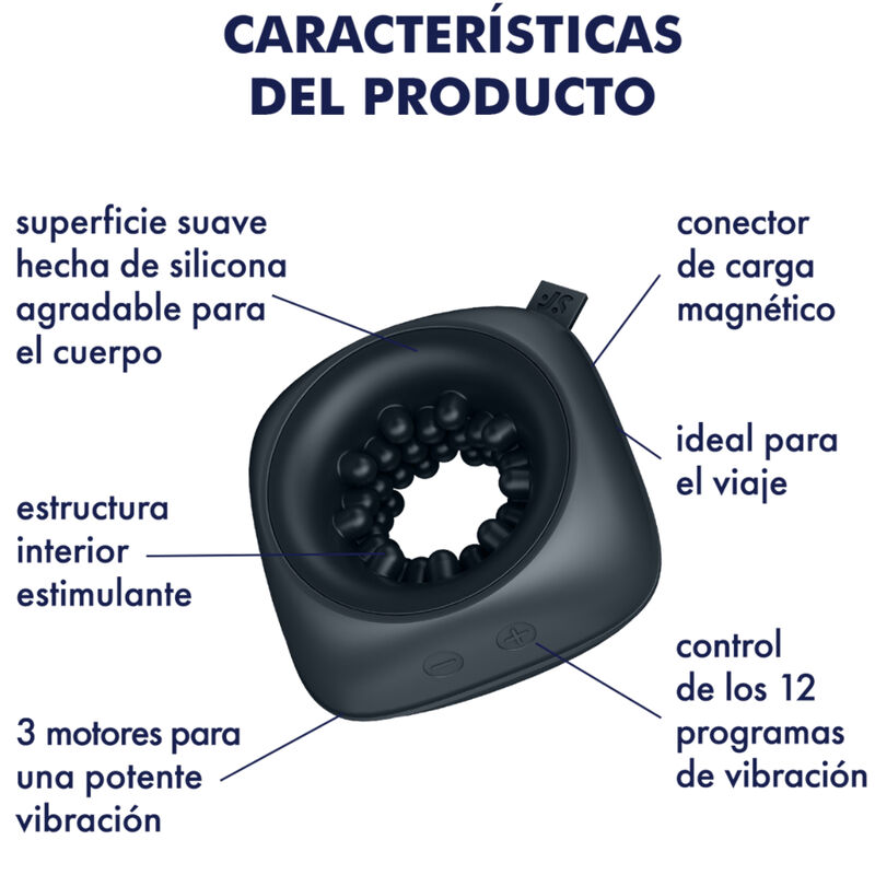 SATISFYER - RING STROKER MASTURBADOR & VIBRADOR - Imagen 4