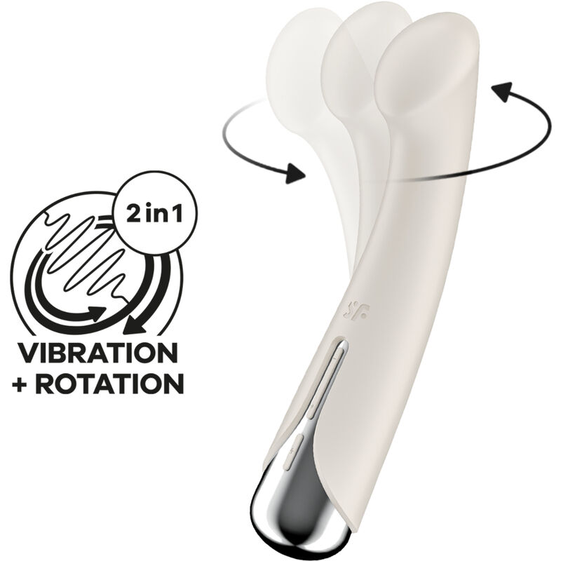 SATISFYER – SPINNING G-SPORT 1 VIBRADOR ROTADOR ROJO