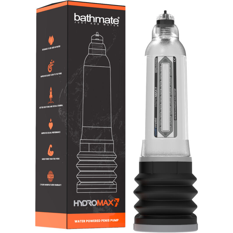 BATHMATE – HYDROMAX 7 BOMBA AUMENTO PENE TRANSPARENTE