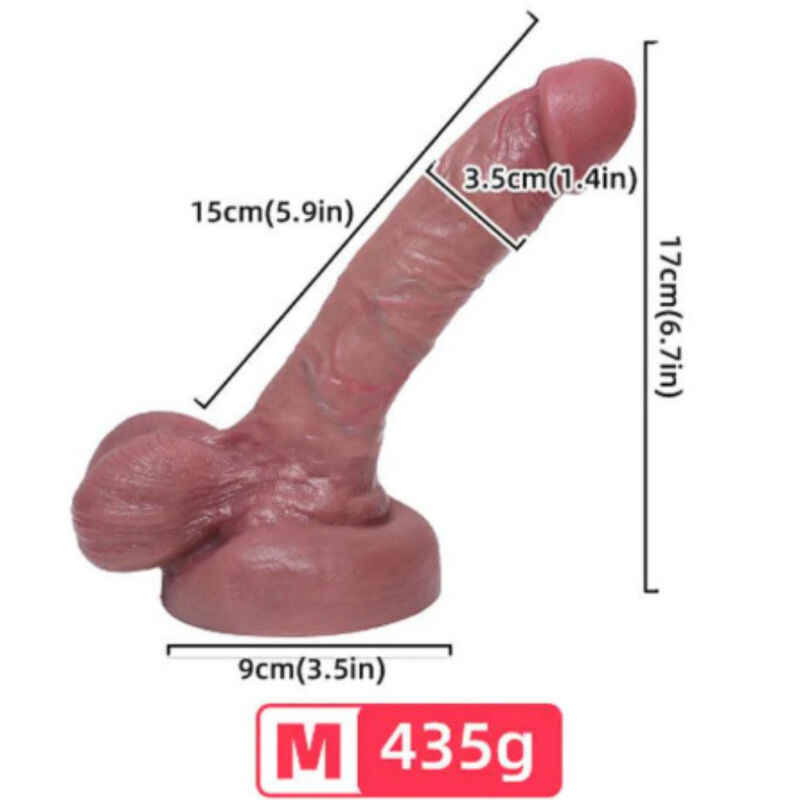 ARMONY - DILDO REALÍSTICO SILICONA LÍQUIDA 15 CM - Imagen 4