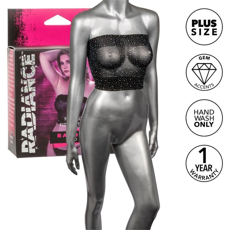 CALEXOTICS – RADIANCE TOP BANDEAU PEDRERÍA TALLA GRANDE