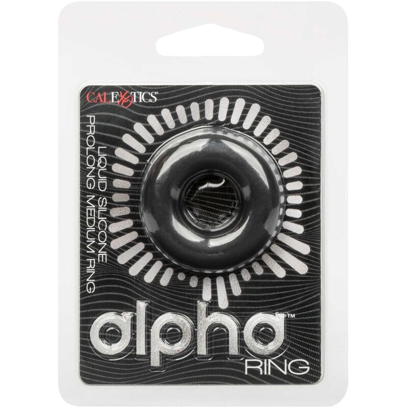 CALEXOTICS - ALPHA ANILLO PROLONG MEDIO NEGRO - Imagen 3