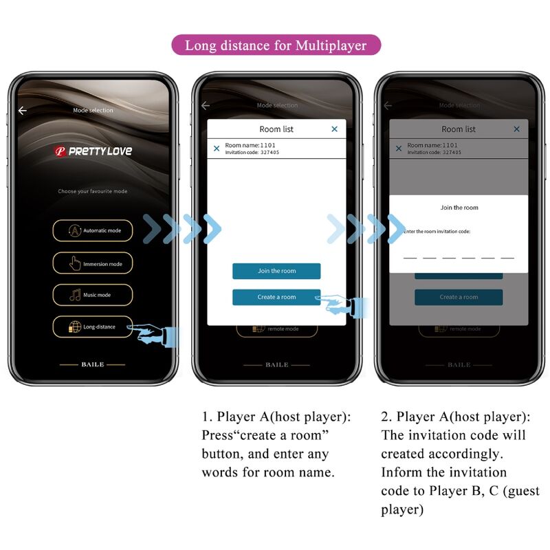 PRETTY LOVE - AUGUST VIBRADOR DOBLE PLACER APP REMOTE - Imagen 8