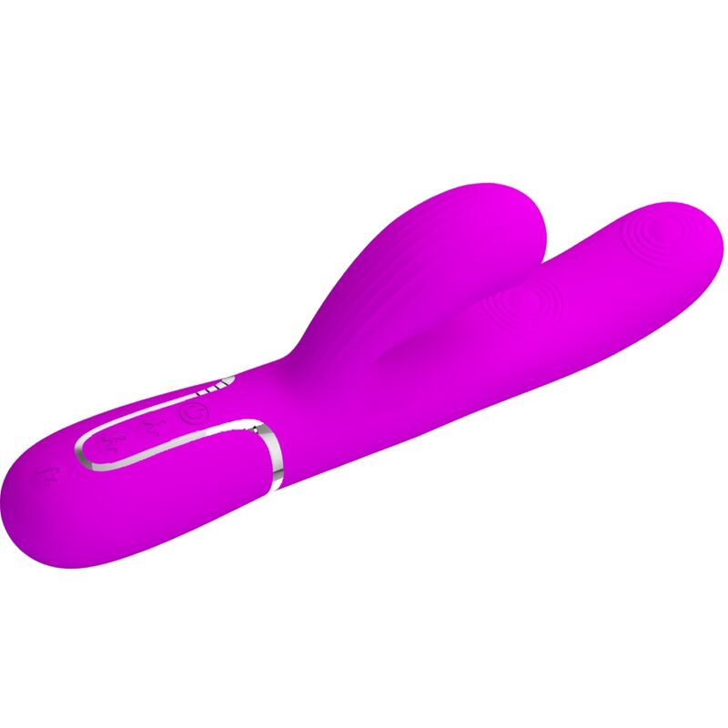 PRETTY LOVE - PERLITA VIBRADOR PUNTO G 3 EN 1 MULTIFUNCIÓN VIOETA - Imagen 8