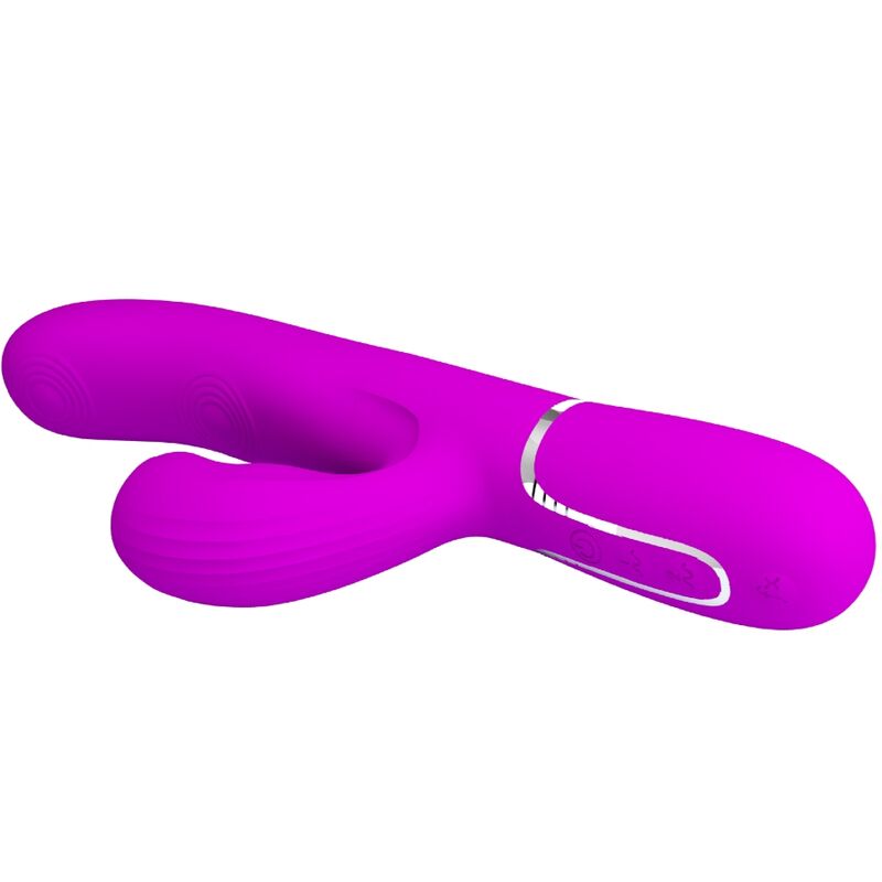 PRETTY LOVE - PERLITA VIBRADOR PUNTO G 3 EN 1 MULTIFUNCIÓN VIOETA - Imagen 3