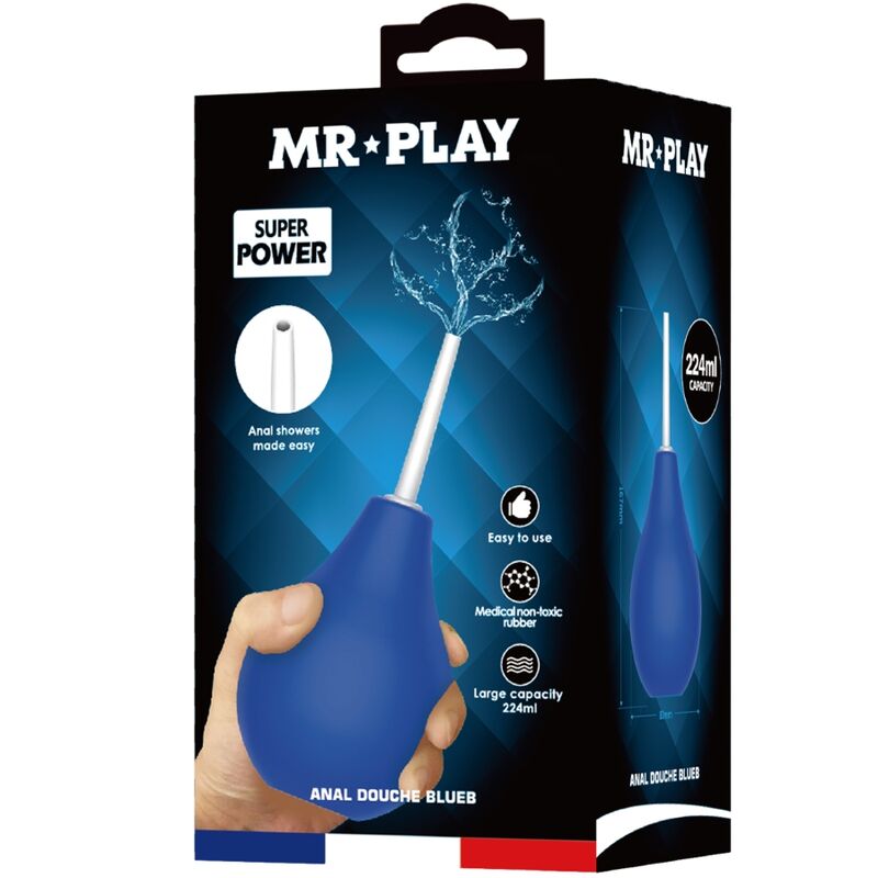 MR PLAY - DUCHA ANAL BLUEB SUPER POWER AZUL - Imagen 2