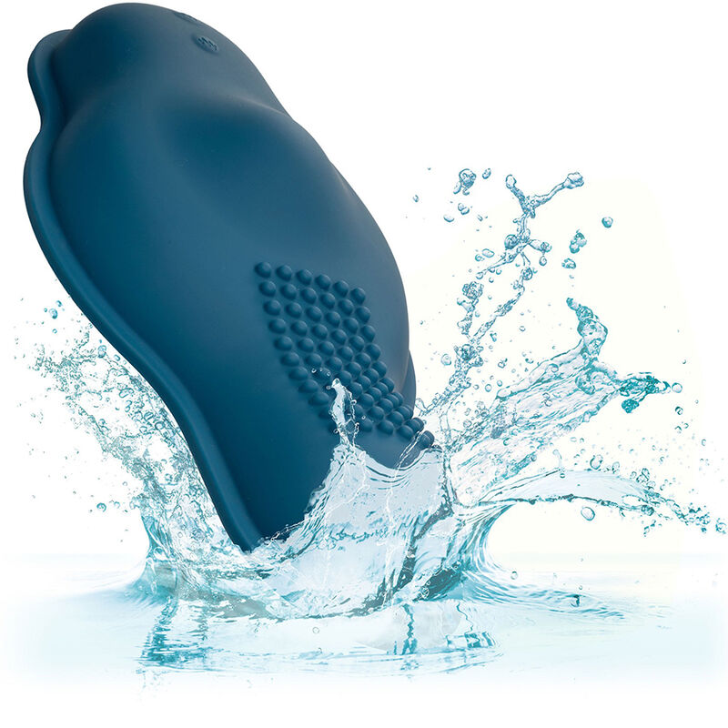 CALEXOTICS - RIDER MASAJEADOR DOBLE MOTOR CONTROL REMOTO AZUL - Imagen 6