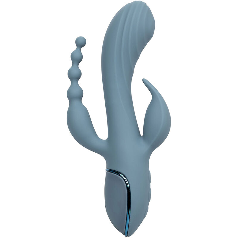 CALEXOTICS - VIBRADOR TRIPLE ÉXTASIS GRIS - Imagen 9