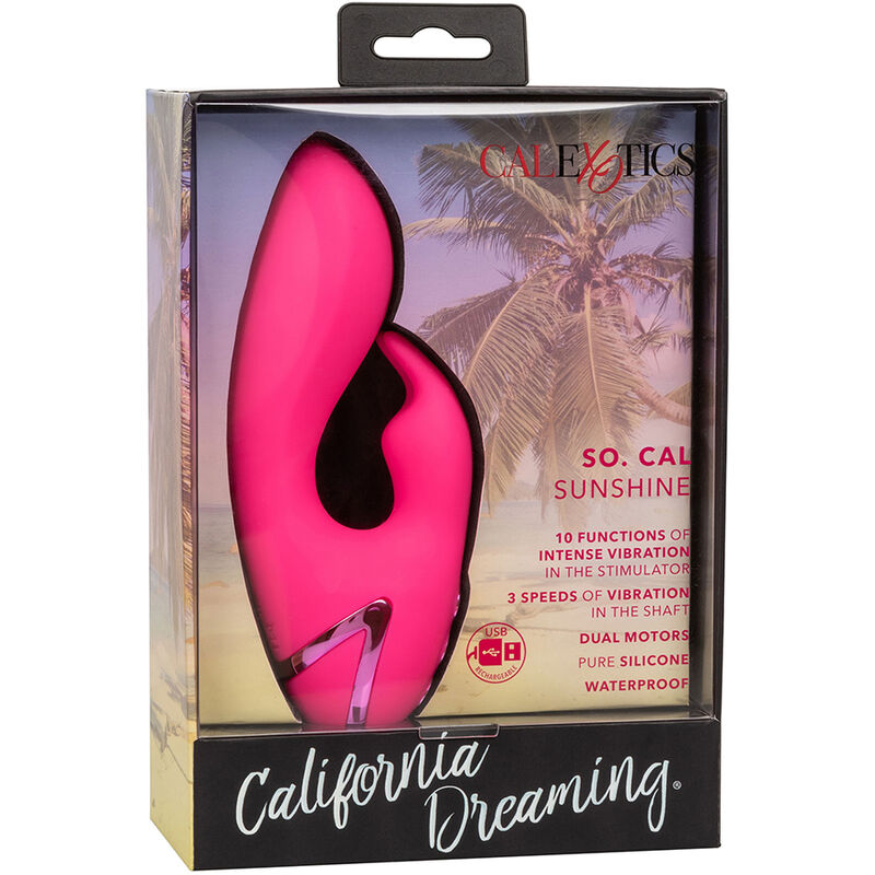 CALEXOTICS - SO. CAL SUSHINE VIBRATOR RABBIT FUCSIA BY CALIFORNIA DREAMING - Imagen 4