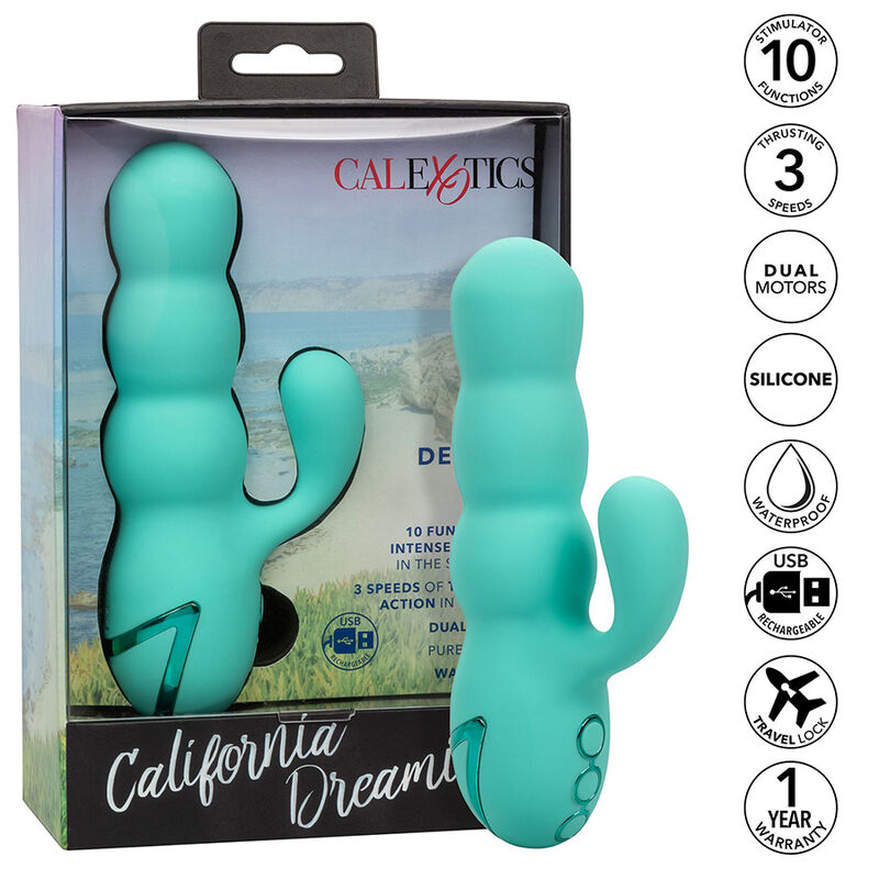 CALEXOTICS - DEL MAR DIVA VIBRADOR RABBIT VERDE AGUA BY CALIFORNIA DREAMING - Imagen 12