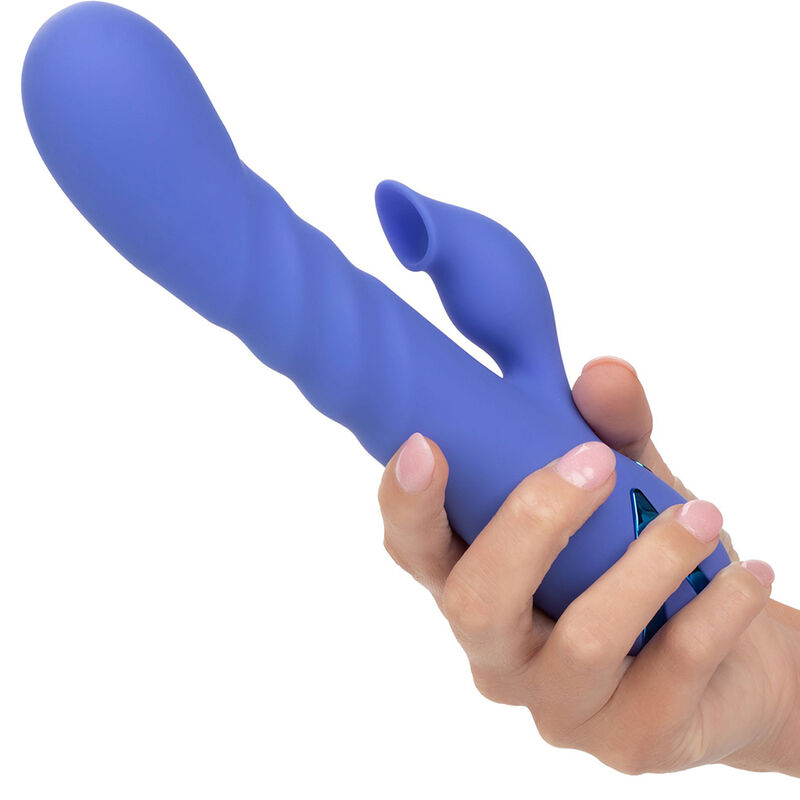 CALEXOTICS – L.A LOVE VIBRADOR & SUCCIONADOR AZUL BY CALIFORNIA DREAMING