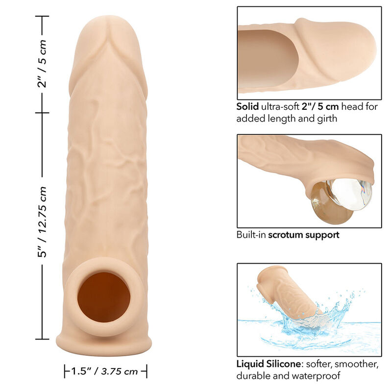 CALEXOTICS - PERFORMANCE MAXX EXTENSIÓN REALISTA 7 PIEL CLARO - Imagen 5