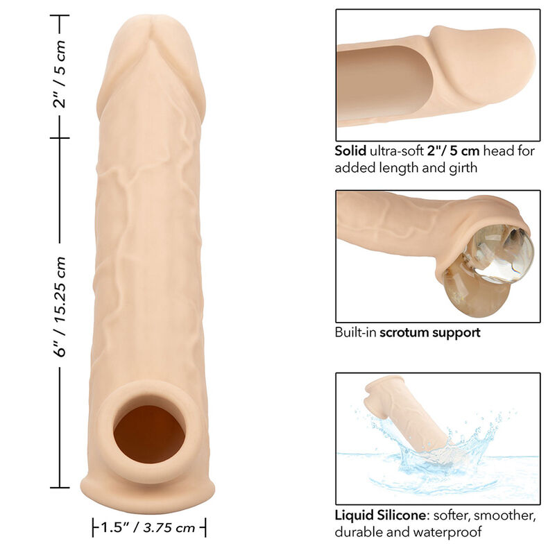 CALEXOTICS - PERFORMANCE MAXX EXTENSIÓN REALISTA 8 PIEL CLARO - Imagen 8