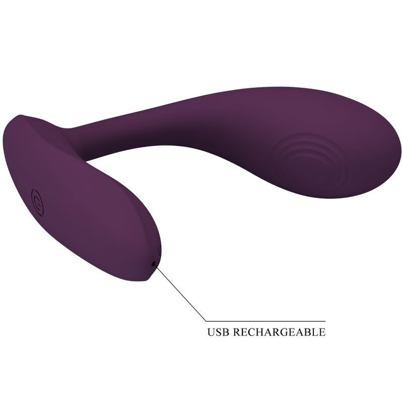 PRETTY LOVE - BAIRD G-SPOT 12 VIBRACIONES RECARGABLE LILA APP - Imagen 8
