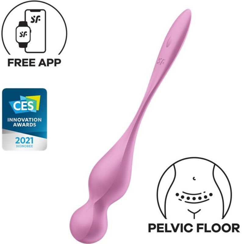 SATISFYER – LOVE BIRDS BOLAS KEGEL VIBRADORAS ROSA