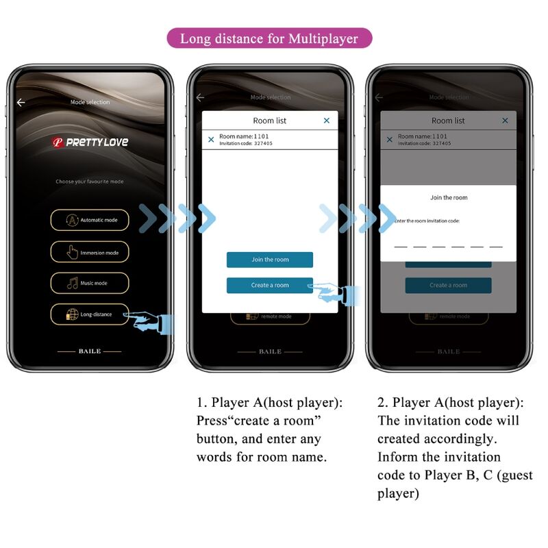 PRETTY LOVE - CASPER HUEVO VIBRADOR RECARGABLE MORADO - Imagen 7