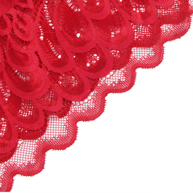 SUBBLIME - BABYDOLL SATINADO CON ENCAJE ROJO S/M - Imagen 16