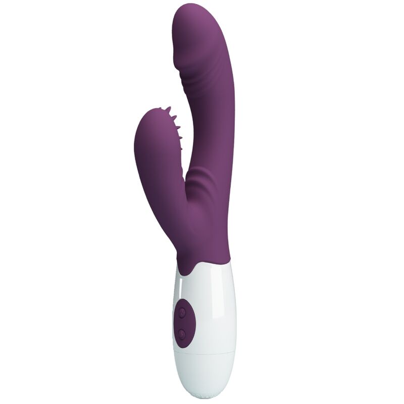 PRETTY LOVE – ANDRE VIBRADOR RABBIT & ESTIMULADOR PUNTO G MORADO